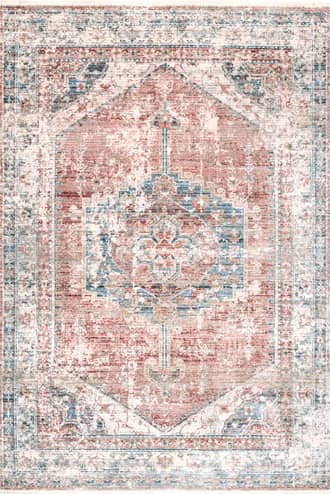 Beige Mottled Mast Medallion Rug swatch