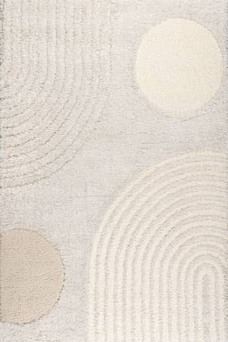 6' 7" x 9' Maren Hazy Swirls Rug primary image