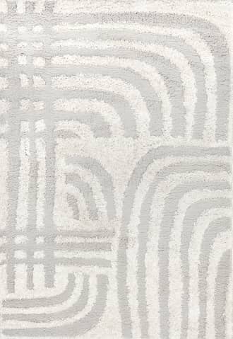 4' x 6' Zaylee Shag Waves Rug primary image