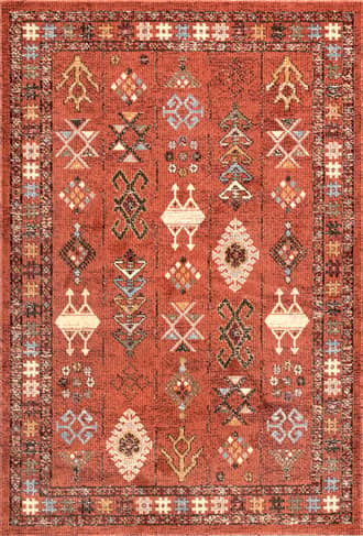 6' 7" x 9' Southwestern Symbols Rug primary image