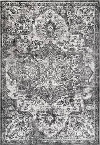 Grey Shaded Medallion Rug swatch