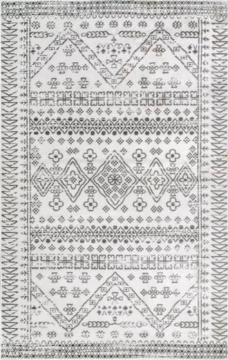 Light Grey Evanescent Moroccan Rug swatch