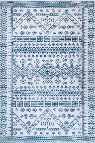 Blue 8' Evanescent Moroccan Rug swatch