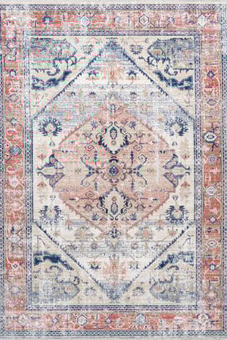 Larkspur Fringed Washable Rug primary image