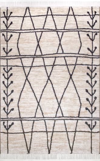 Modern Hex Non-Slip Backing Rug primary image