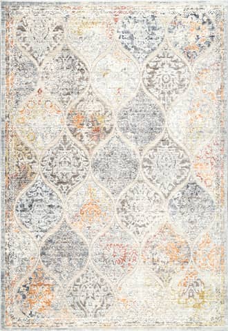 6' 7" x 9' Acanthus Ogee Trellis Rug primary image