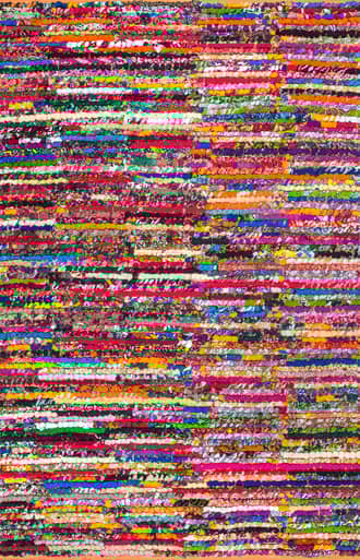 8' 6" x 11' 6" Braided Chindi Pinstripes Rug primary image