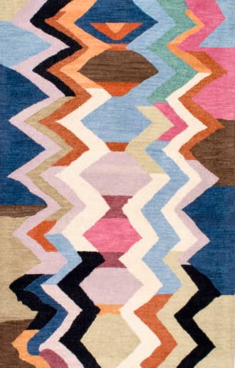 Striped Chevron Rug primary image