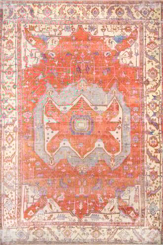 Printed Winged Heraldry Flatweave Rug primary image
