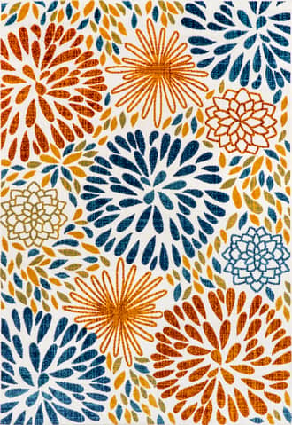 Floral Fireworks Indoor/Outdoor Rug primary image