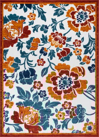 April Floral Garden Indoor/Outdoor Rug primary image