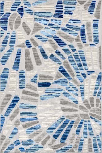 Light Gray Petra Mosaic Indoor/Outdoor Rug swatch