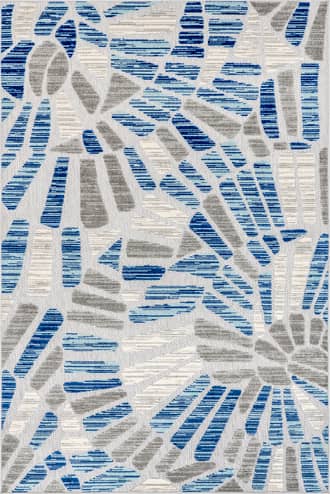 Light Grey Petra Mosaic Indoor/Outdoor Rug swatch