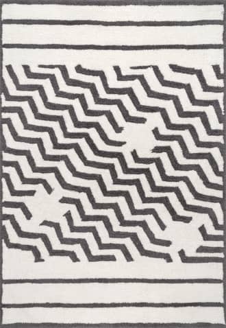 Naomi Wool Chevron Washable Rug primary image