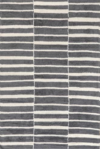 Grey 4' Vlad Washable Wool Rug swatch