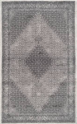 Beige Wool Diamond Rug swatch