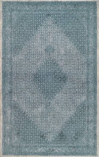 Blue Wool Diamond Rug swatch