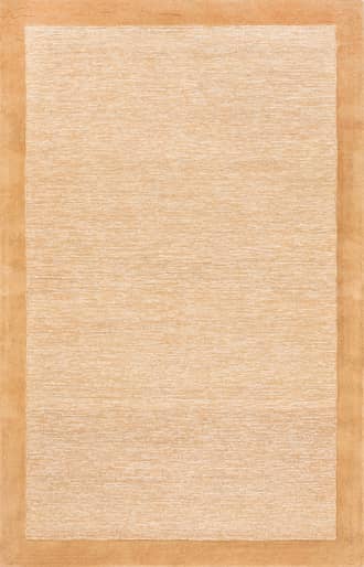 Tan Raya Wool Monochromatic Rug swatch