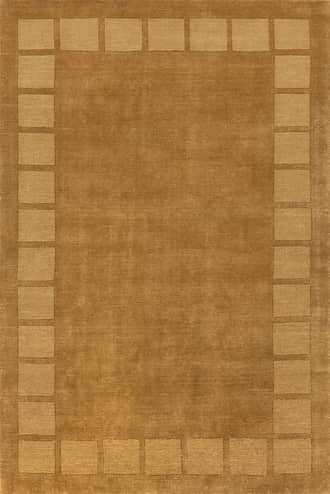 Wheat Petra High-Low Wool-Blend Rug swatch