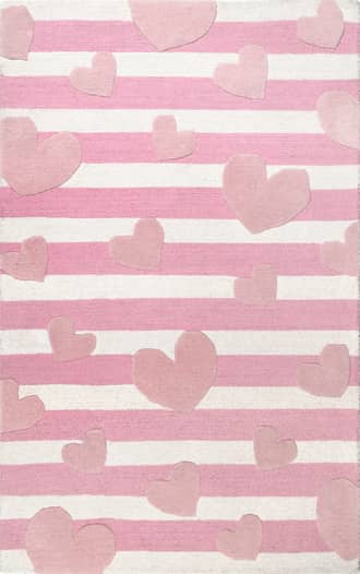 Floating Hearts Nursery Rug primary image