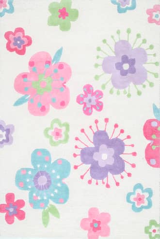 Pastel Anemone Nursery Rug primary image