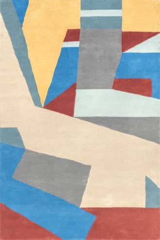 Bushwick Abstract Geometric Wool Rug primary image