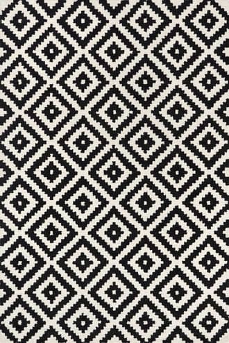 Black Scandinavia Diamond Rug swatch