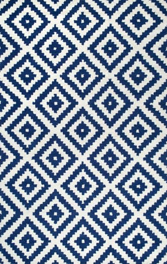 Navy 12' x 18' Scandinavia Diamond Rug swatch