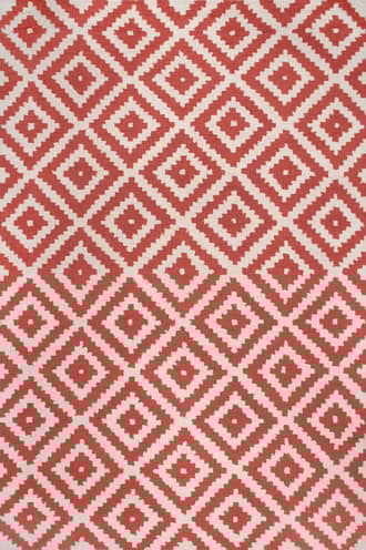 Rust Scandinavia Diamond Rug swatch
