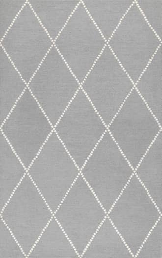 Dotted Diamond Trellis Nursery Rug primary image