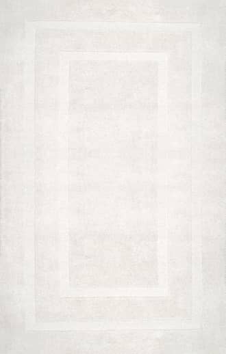 Double Border Solid Rug primary image