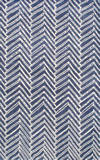 Denim Viga Chevron Rug swatch