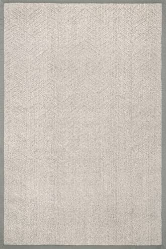 Grey 2' 6" x 8' Aisha Monochrome Texture Rug swatch