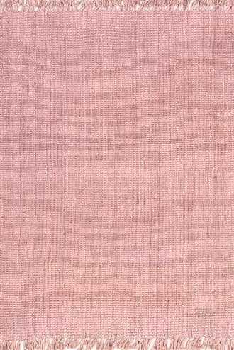 5' x 8' Chunky Jute Tasseled Rug primary image