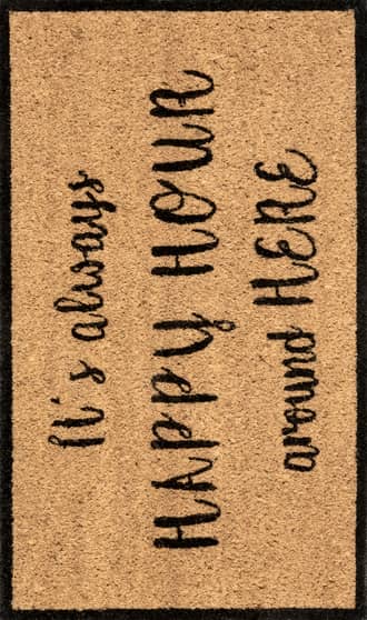 Happy Hour Coir Doormat primary image