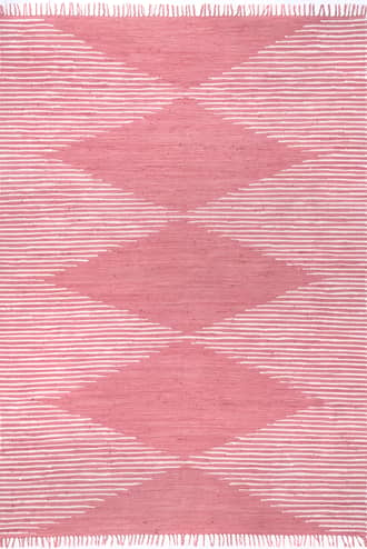 Blush Lined Diamonds Rug swatch