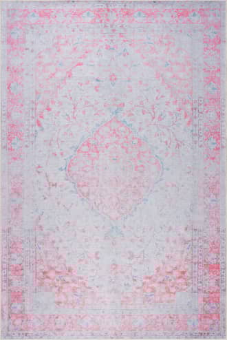Washable Medallion Flatweave Rug primary image