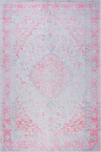 Washable Medallion Flatweave Rug primary image