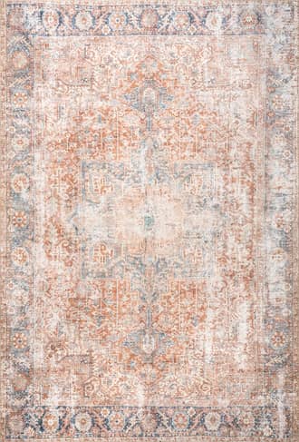 8' 4" x 12' Heather Washable Fading Medallion Rug primary image