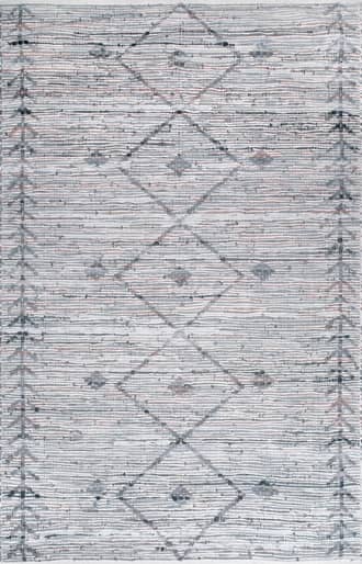 Leather Tribal Flatweave Rug primary image