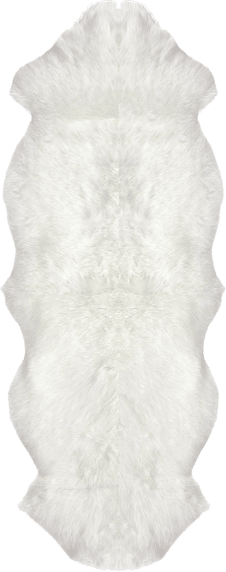 Natural Double Pelt Sheepskin Rug primary image