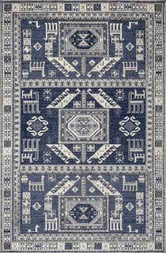 Navy Saharan Temple Rug swatch