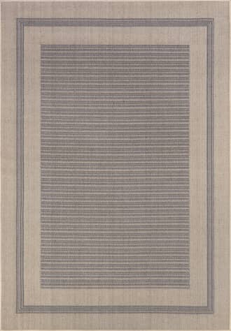 Bordered Solid Indoor/Outdoor Rug primary image