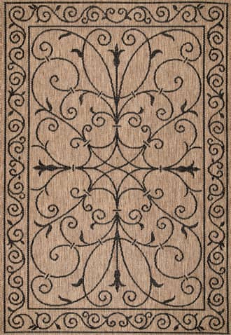 Brown Krem Indoor/Outdoor Rug swatch