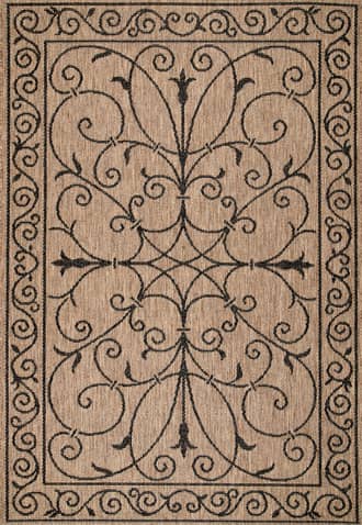 Brown Krem Indoor/Outdoor Rug swatch