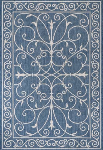 Blue Krem Indoor/Outdoor Rug swatch