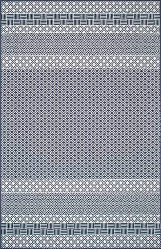 Striped Lattice Indoor/Outdoor Rug primary image