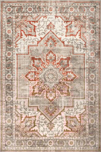 Beige Helios Medallion Rug swatch