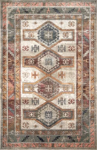 Beige Vintage Victorian Rug swatch