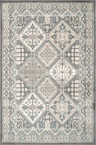 Charcoal 2' x 3' Melange Tiles Rug swatch